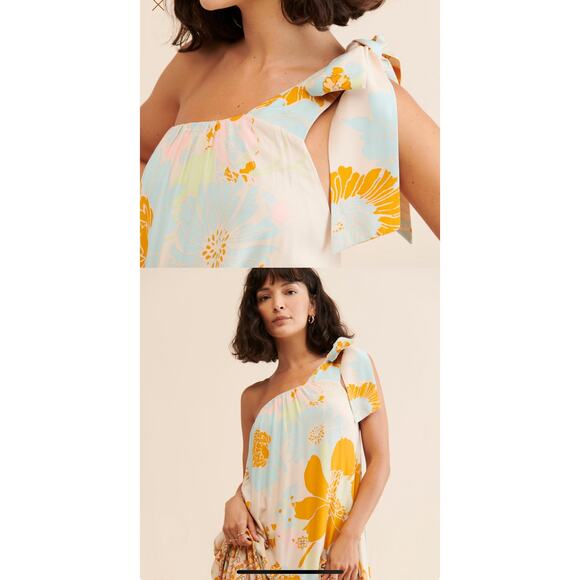 NWT Free People Cote D Azur Maxi Dress Ivory -XS - Picture 10 of 10